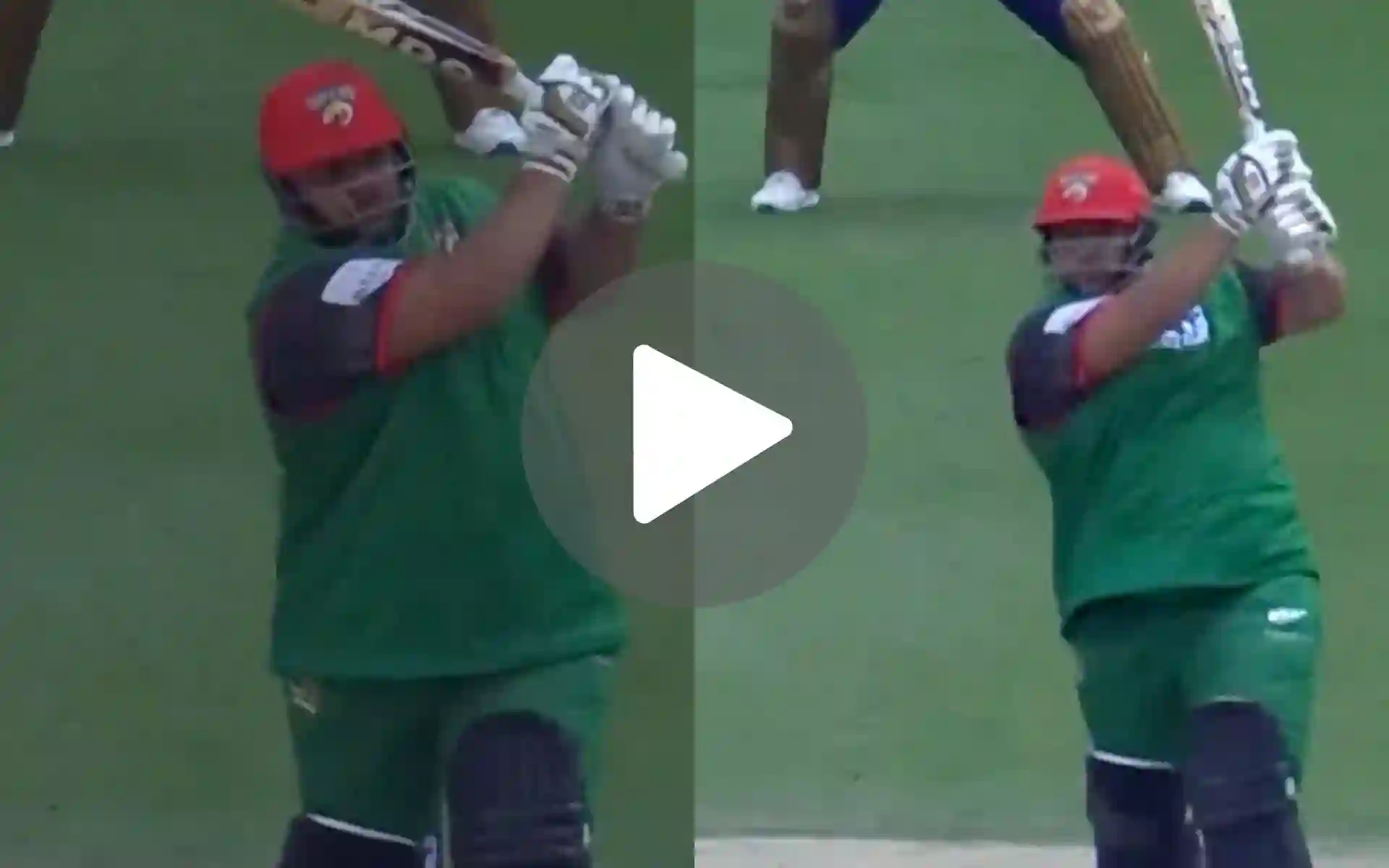 [Watch] Azam Khan Creates Desert Storm With Brutal Hitting Against The Knight Riders